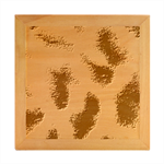 Giraffe Skin Texture Wood Photo Frame Cube