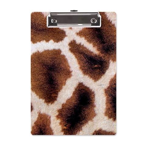 Giraffe Skin Texture A5 Acrylic Clipboard from ArtsNow.com Front