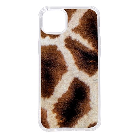 Giraffe Skin Texture iPhone 14 Plus TPU UV Print Case from ArtsNow.com Front