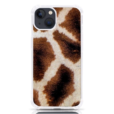 Giraffe Skin Texture iPhone 13 TPU UV Print Case from ArtsNow.com Front