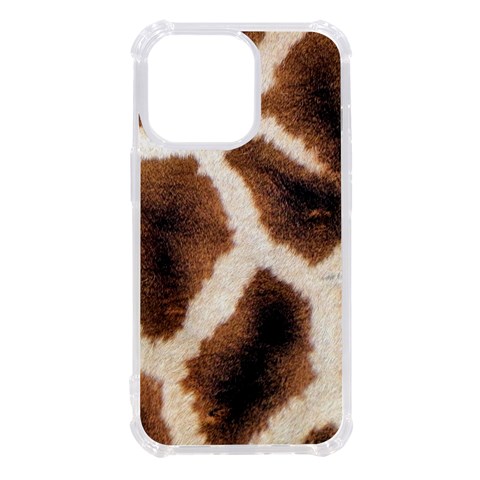 Giraffe Skin Texture iPhone 13 Pro TPU UV Print Case from ArtsNow.com Front