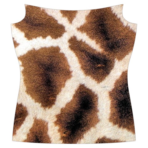 Giraffe Skin Texture Women s Cut Out Long Sleeve T Front