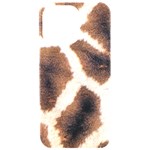 Giraffe Skin Texture iPhone 15 Pro Max Black UV Print PC Hardshell Case