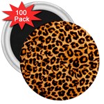 Giraffe Texture, Close-up, Giraffe Skin Texture 3  Magnets (100 pack)