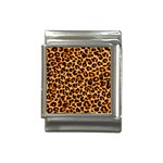 Giraffe Texture, Close-up, Giraffe Skin Texture Italian Charm (13mm)