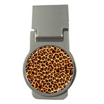 Giraffe Texture, Close-up, Giraffe Skin Texture Money Clips (Round) 