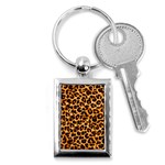 Giraffe Texture, Close-up, Giraffe Skin Texture Key Chain (Rectangle)