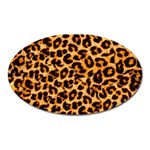 Giraffe Texture, Close-up, Giraffe Skin Texture Oval Magnet