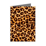 Giraffe Texture, Close-up, Giraffe Skin Texture Mini Greeting Card