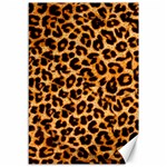 Giraffe Texture, Close-up, Giraffe Skin Texture Canvas 12  x 18 