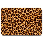 Giraffe Texture, Close-up, Giraffe Skin Texture Large Doormat