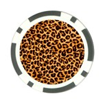 Giraffe Texture, Close-up, Giraffe Skin Texture Poker Chip Card Guard