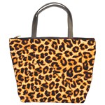 Giraffe Texture, Close-up, Giraffe Skin Texture Bucket Bag