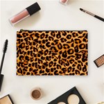 Giraffe Texture, Close-up, Giraffe Skin Texture Cosmetic Bag (Medium)