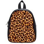 Giraffe Texture, Close-up, Giraffe Skin Texture School Bag (Small)