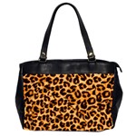 Giraffe Texture, Close-up, Giraffe Skin Texture Oversize Office Handbag (2 Sides)