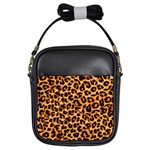 Giraffe Texture, Close-up, Giraffe Skin Texture Girls Sling Bag