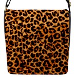 Giraffe Texture, Close-up, Giraffe Skin Texture Flap Closure Messenger Bag (S)