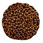 Giraffe Texture, Close-up, Giraffe Skin Texture Large 18  Premium Flano Round Cushions