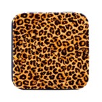 Giraffe Texture, Close-up, Giraffe Skin Texture Square Metal Box (Black)