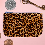 Giraffe Texture, Close-up, Giraffe Skin Texture Large Coin Purse