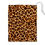 Giraffe Texture, Close-up, Giraffe Skin Texture Drawstring Pouch (4XL)