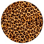 Giraffe Texture, Close-up, Giraffe Skin Texture Round Trivet