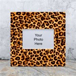 Giraffe Texture, Close-up, Giraffe Skin Texture White Box Photo Frame 4  x 6 