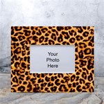 Giraffe Texture, Close-up, Giraffe Skin Texture White Tabletop Photo Frame 4 x6 