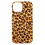 Giraffe Texture, Close-up, Giraffe Skin Texture iPhone 15 Black UV Print PC Hardshell Case