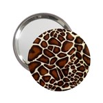 Giraffe Texture, Macro 2.25  Handbag Mirrors