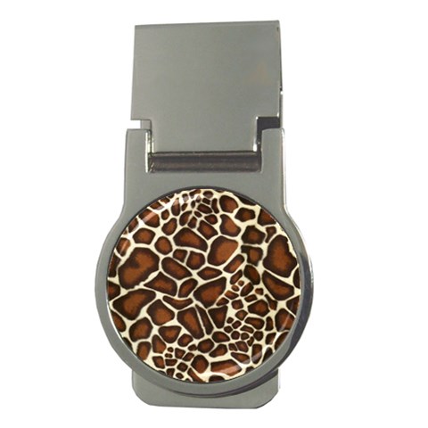 Giraffe Texture, Macro Money Clips (Round)  from ArtsNow.com Front