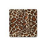 Giraffe Texture, Macro Square Magnet