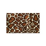 Giraffe Texture, Macro Sticker Rectangular (10 pack)