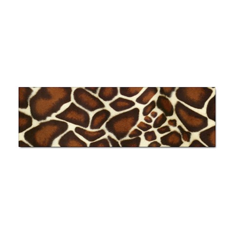 Giraffe Texture, Macro Sticker Bumper (10 pack) from ArtsNow.com Front