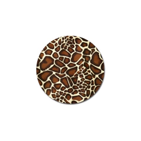 Giraffe Texture, Macro Golf Ball Marker from ArtsNow.com Front