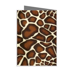 Giraffe Texture, Macro Mini Greeting Card from ArtsNow.com Right