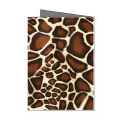 Giraffe Texture, Macro Mini Greeting Cards (Pkg of 8) from ArtsNow.com Left