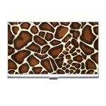 Giraffe Texture, Macro Business Card Holder