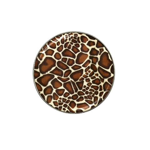 Giraffe Texture, Macro Hat Clip Ball Marker from ArtsNow.com Front