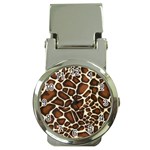 Giraffe Texture, Macro Money Clip Watches