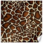 Giraffe Texture, Macro Canvas 12  x 12 