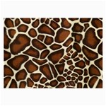 Giraffe Texture, Macro Large Glasses Cloth