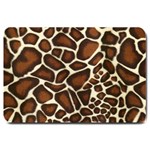 Giraffe Texture, Macro Large Doormat