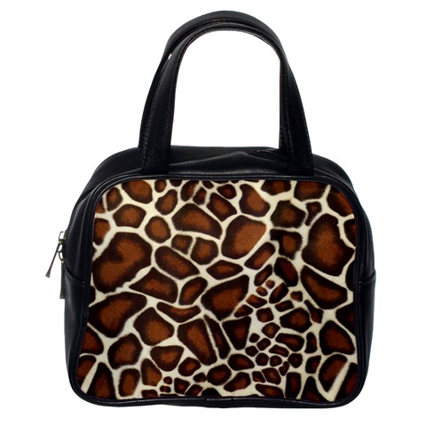 Giraffe Texture, Macro Classic Handbag (Two Sides) from ArtsNow.com Back