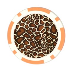 Giraffe Texture, Macro Poker Chip Card Guard (10 pack) from ArtsNow.com Front