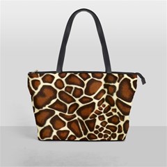 Giraffe Texture, Macro Classic Shoulder Handbag from ArtsNow.com Front