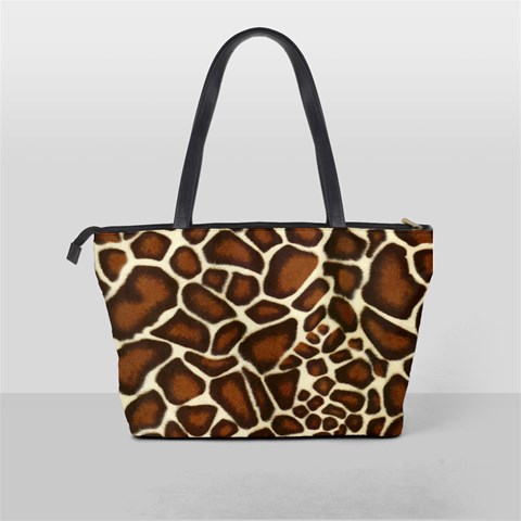 Giraffe Texture, Macro Classic Shoulder Handbag from ArtsNow.com Back