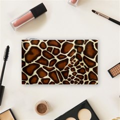 Giraffe Texture, Macro Cosmetic Bag (Small) from ArtsNow.com Front