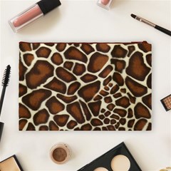 Giraffe Texture, Macro Cosmetic Bag (Large) from ArtsNow.com Back